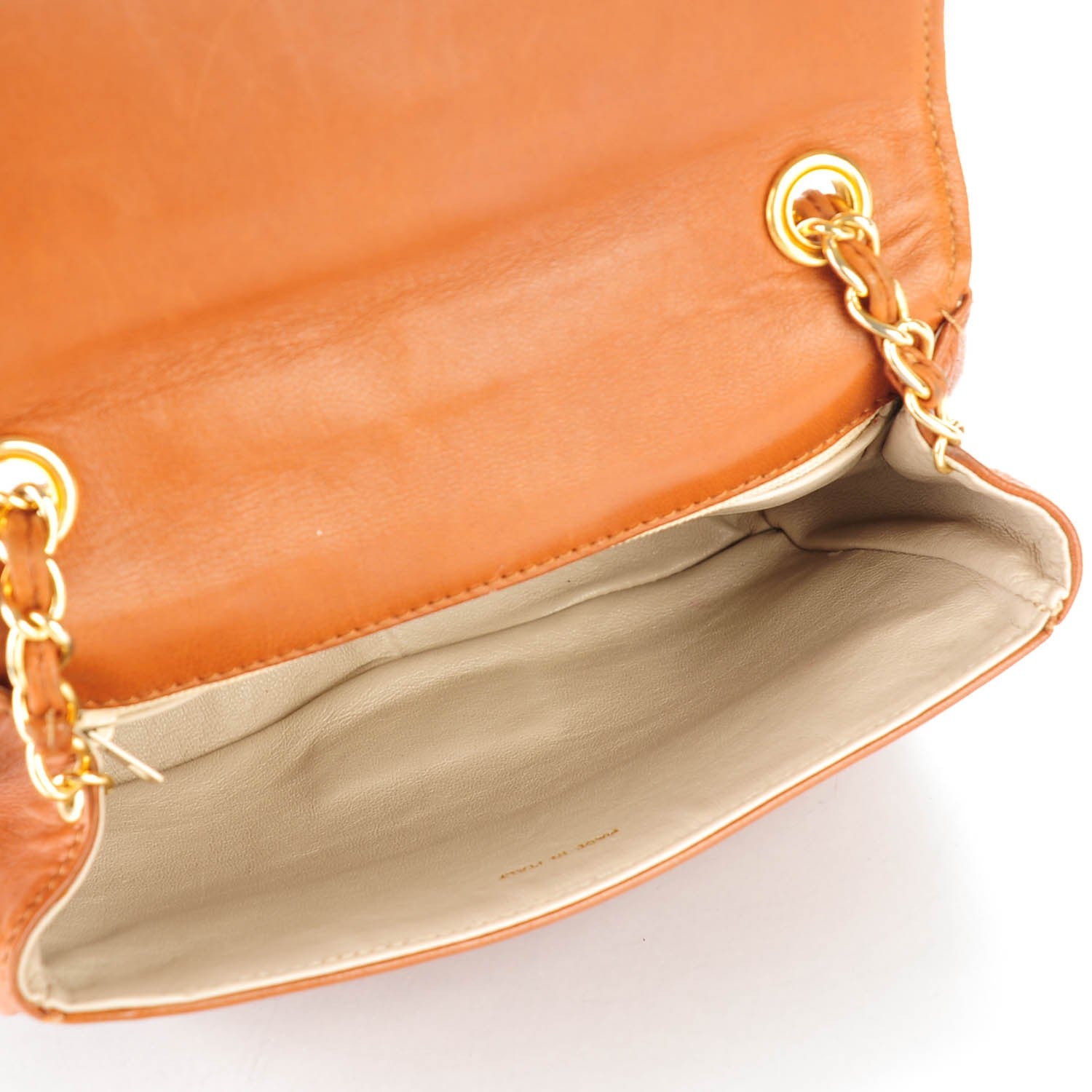 Chanel Lambskin Small CC Flap Brown 5 of 13