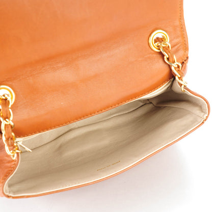 Chanel Lambskin Small CC Flap Brown 5 of 13