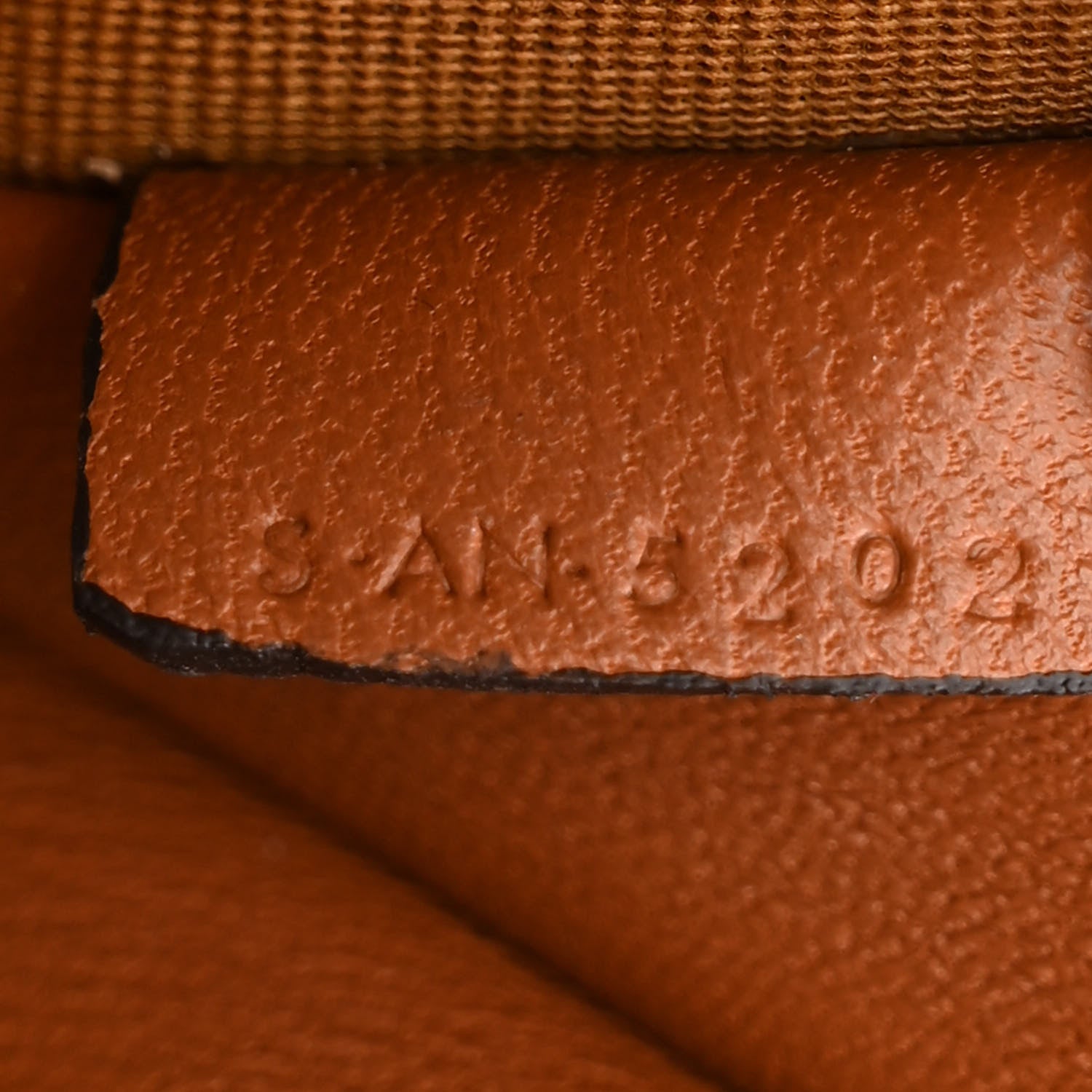 Celine Triomphe Canvas Lambskin Clutch On Chain Tan 7 of 11