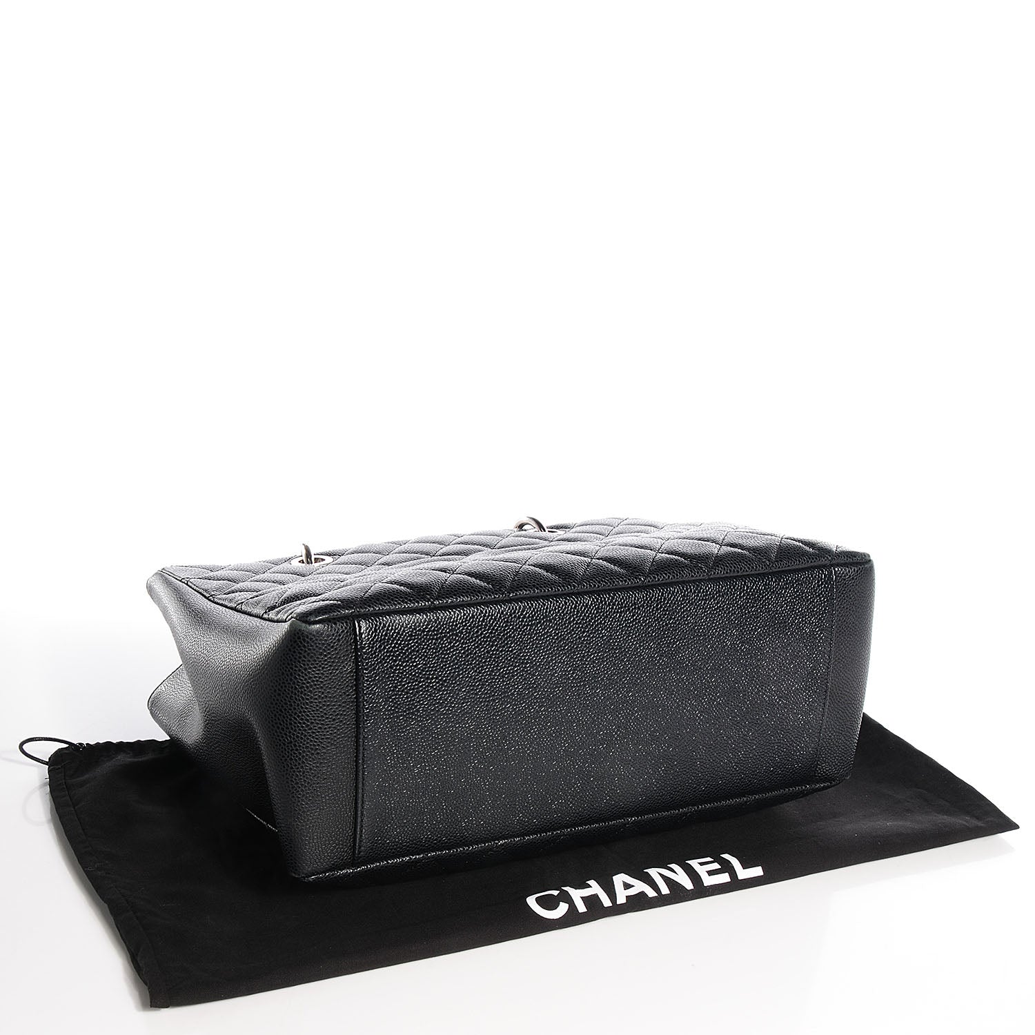 Chanel Caviar Grand Shopping Tote GST Black 4 of 7