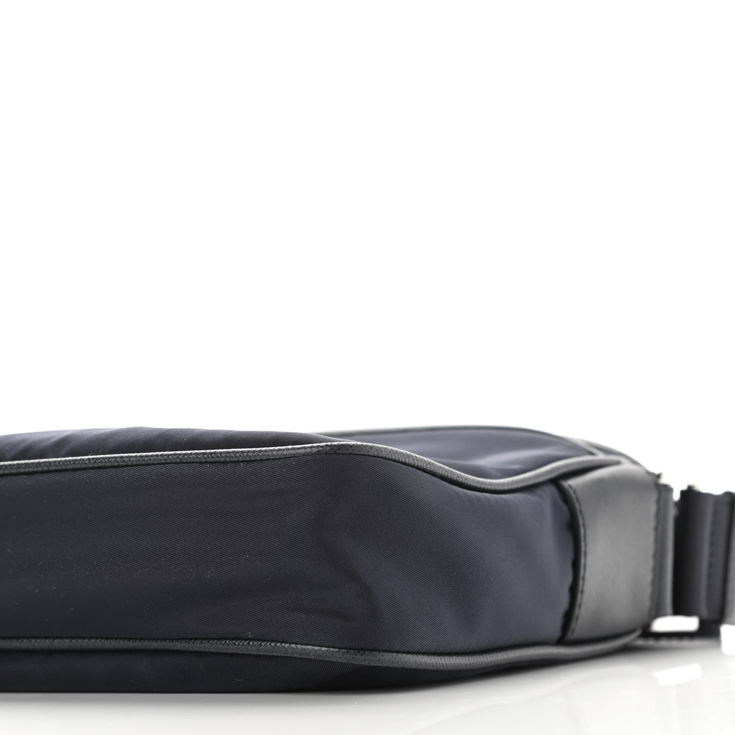 Prada Tessuto Nylon Saffiano Messenger Bag Baltico 15 of 16