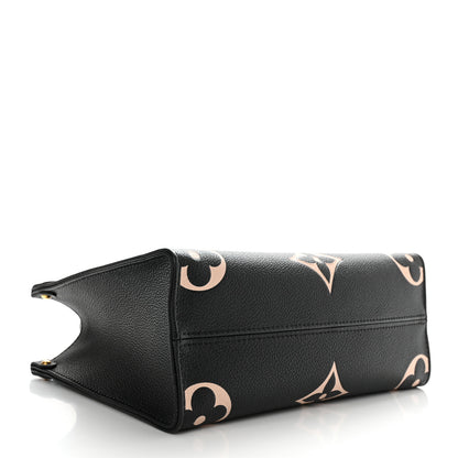 Louis Vuitton Empreinte Monogram Giant Onthego PM Black Beige 4 of 10