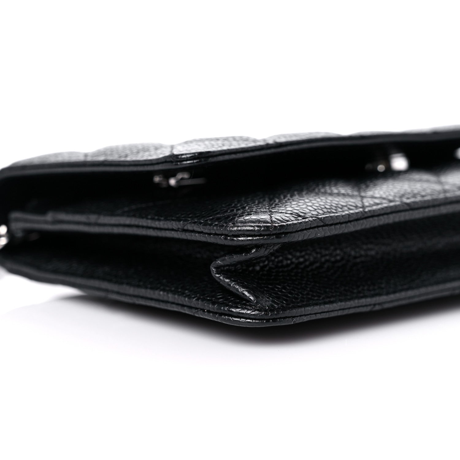 Chanel Caviar Quilted Wallet On Chain WOC Black 9 of 11