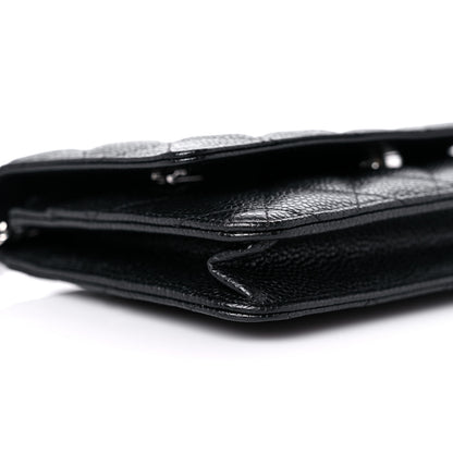 Chanel Caviar Quilted Wallet On Chain WOC Black 9 of 11
