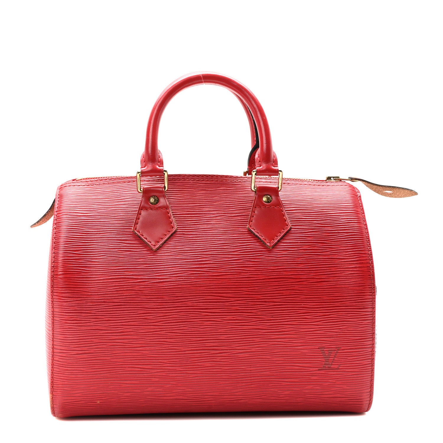 Louis Vuitton Epi Speedy 25 Castillan Red 1 of 10