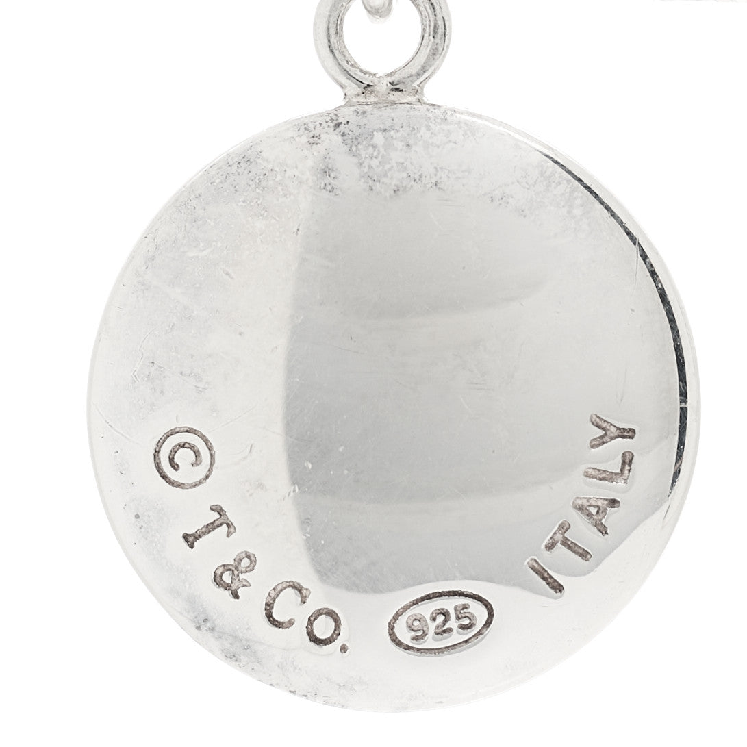 Tiffany Sterling Silver Round Drop Earrings 4 of 5