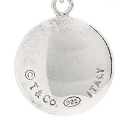 Tiffany Sterling Silver Round Drop Earrings 4 of 5