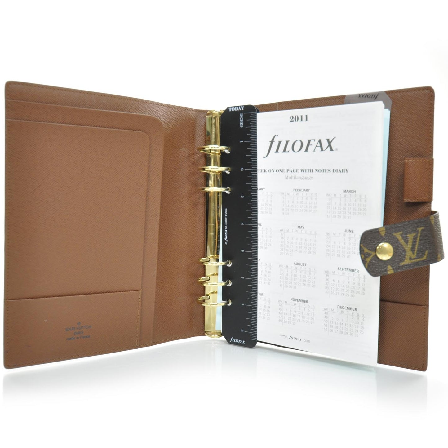 Monogram Medium Ring Agenda w Inserts