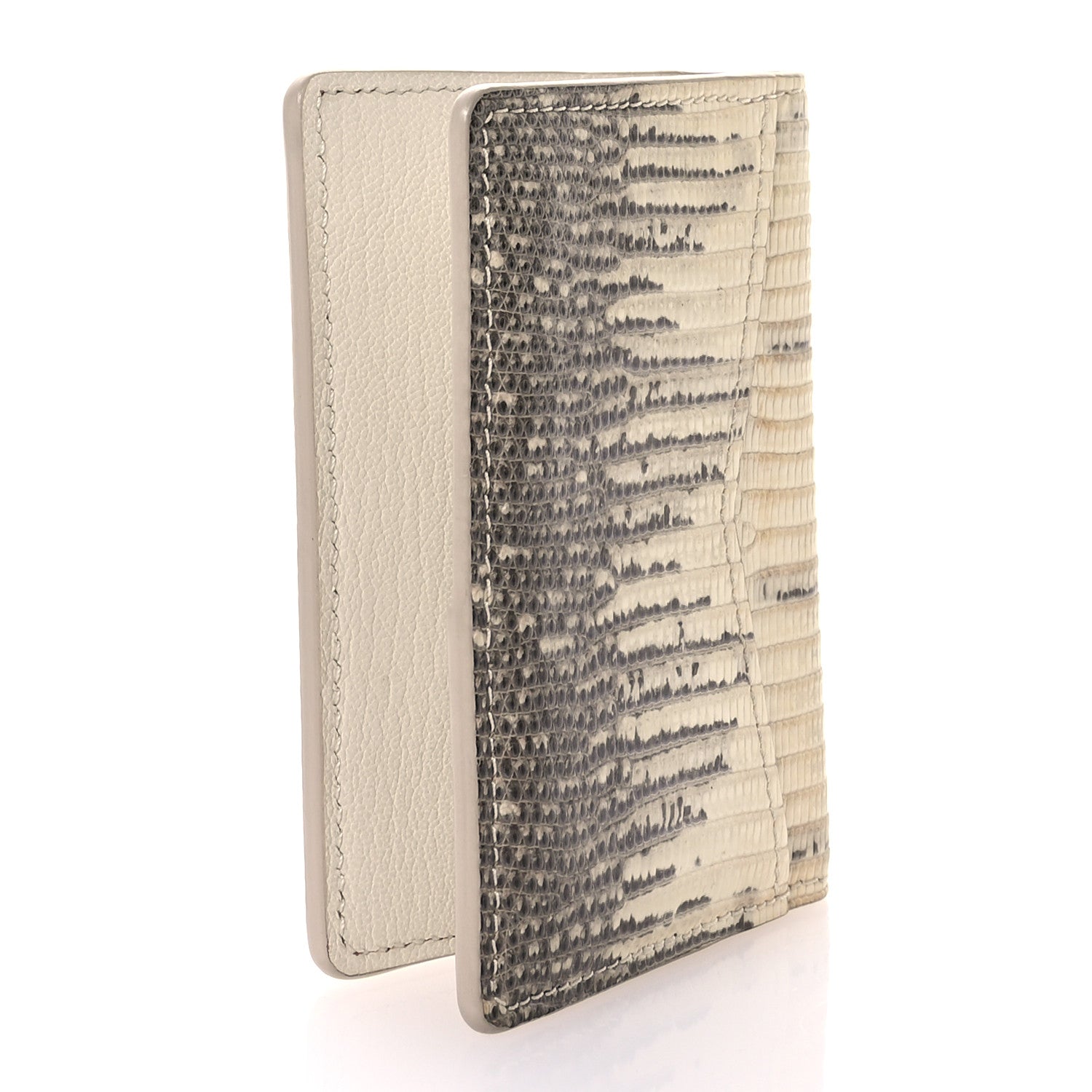 Louis Vuitton Lizard Pocket Organizer Argento 3 of 9