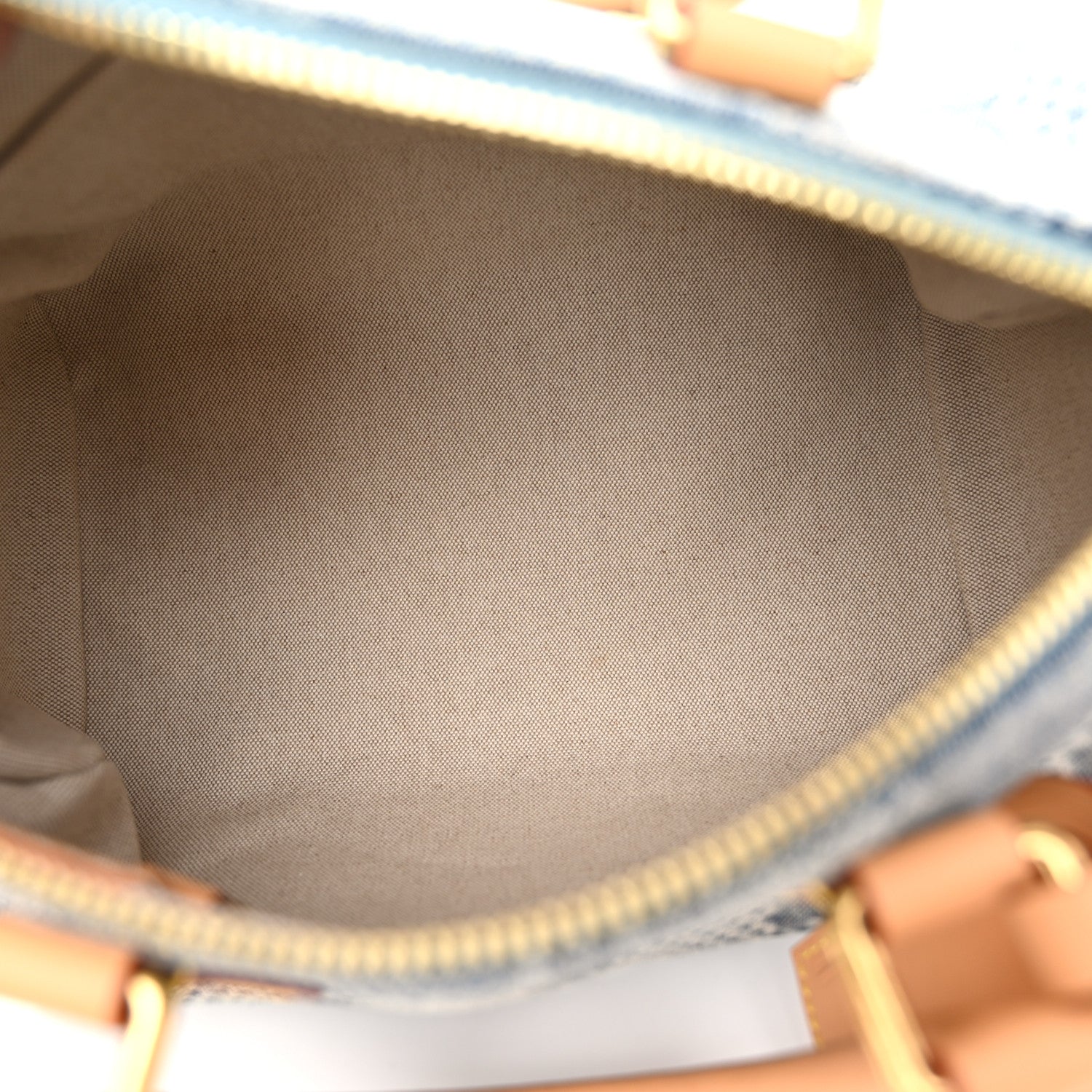 Louis Vuitton Damier Denim 3D Speedy Bandouliere 25 Bleu 5 of 10
