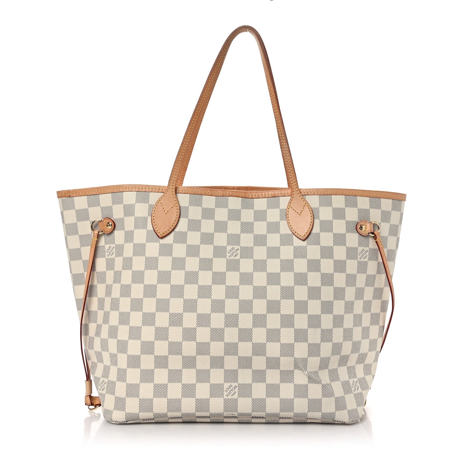 Louis Vuitton Damier Azur Neo Neverfull MM Rose Ballerine 1 of 8