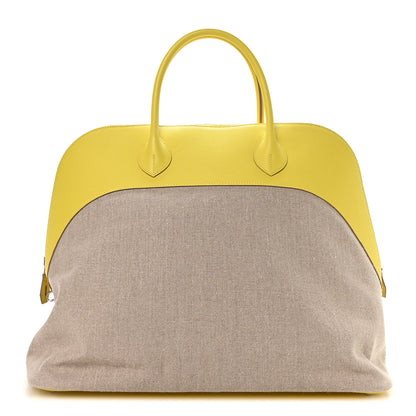 Hermes Toile De Camp Evercolor Bolide 45 Ficelle Lime 1 of 9