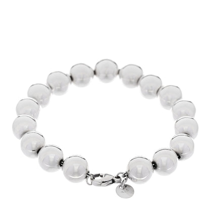 Tiffany Sterling Silver 10mm HardWear Ball Bracelet 2 of 4