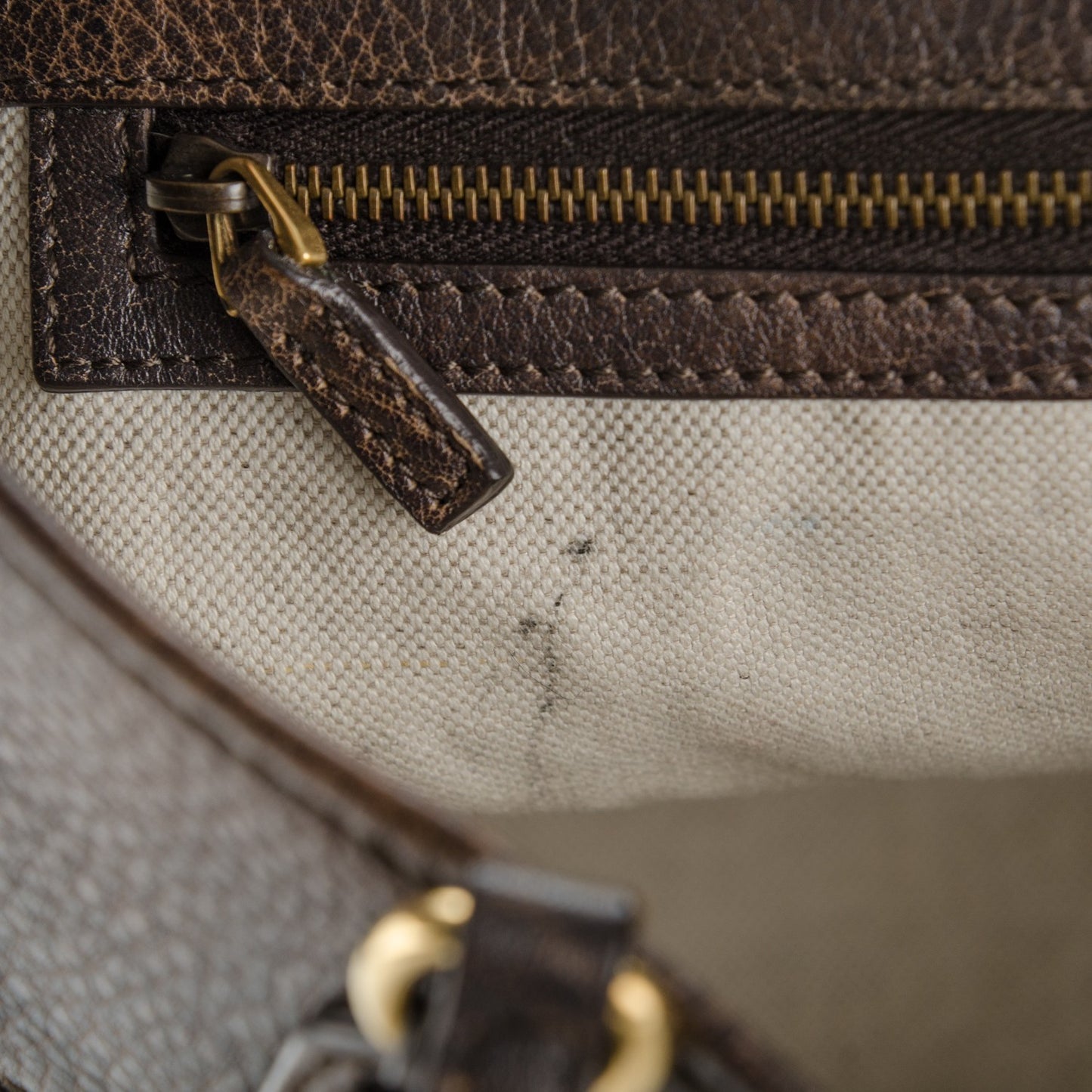 Monogram Medium Laidback Crafty Tote Dark Brown