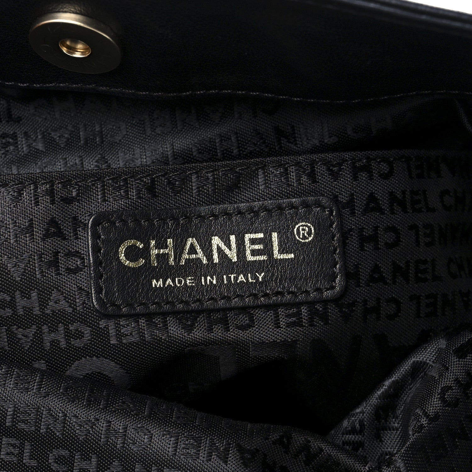 Chanel Lambskin Coco Ball Fold Over Bag Black 6 of 11
