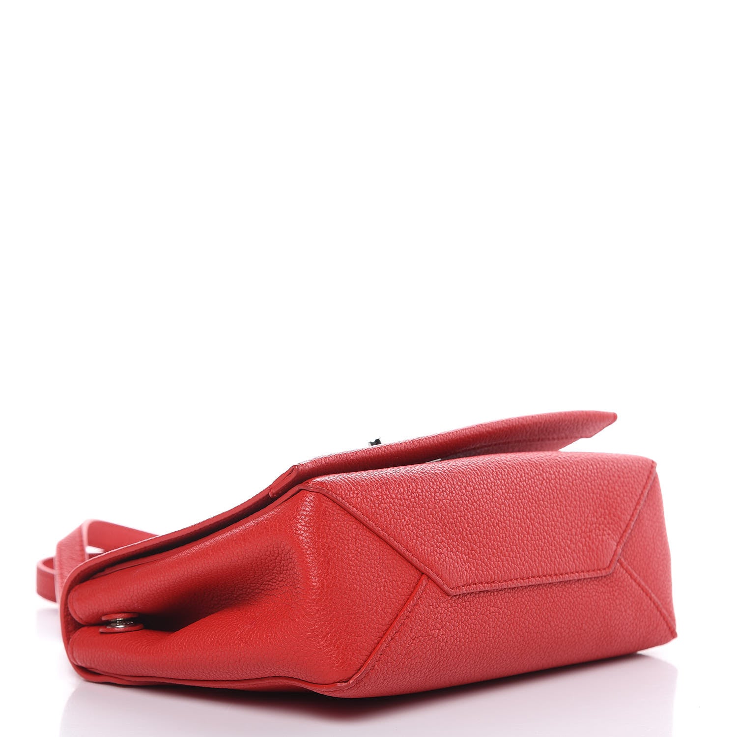 Louis Vuitton Calfskin Lockme II Chain Bag BB Rubis 4 of 9