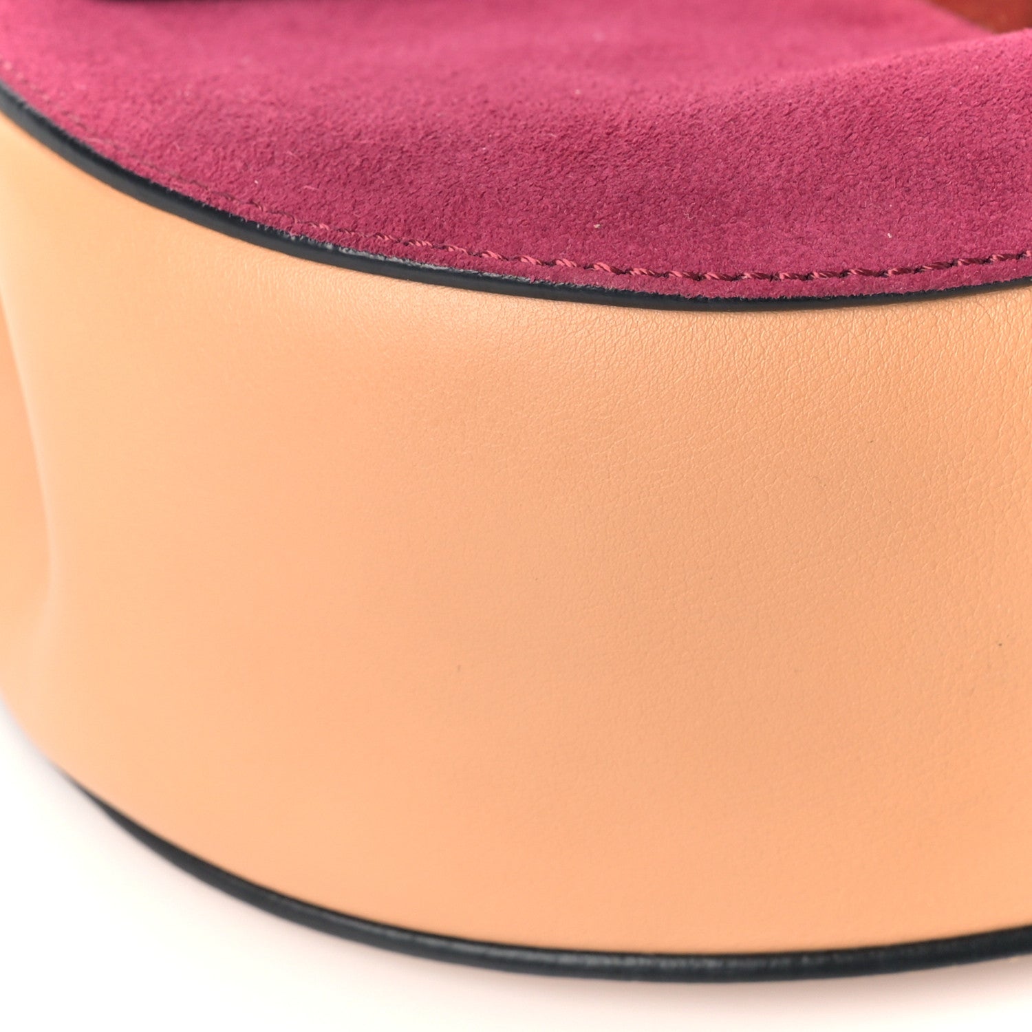 Chloe Suede Smooth Calfskin Drew Shoulder Bag Misty Beige 8 of 9