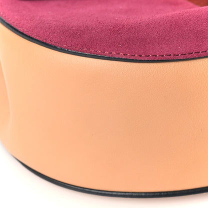 Chloe Suede Smooth Calfskin Drew Shoulder Bag Misty Beige 8 of 9