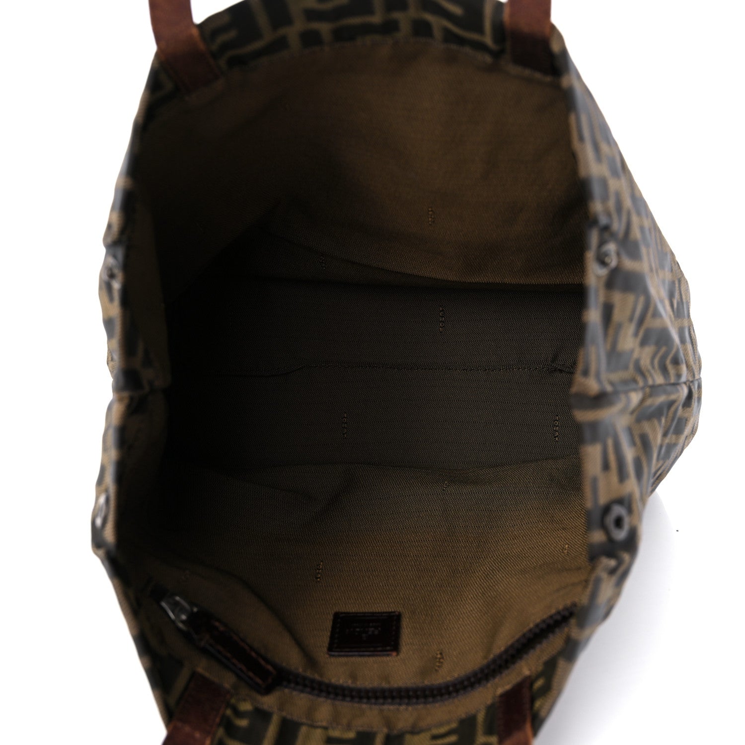 Fendi Zucca Small Tote Tobacco 5 of 13