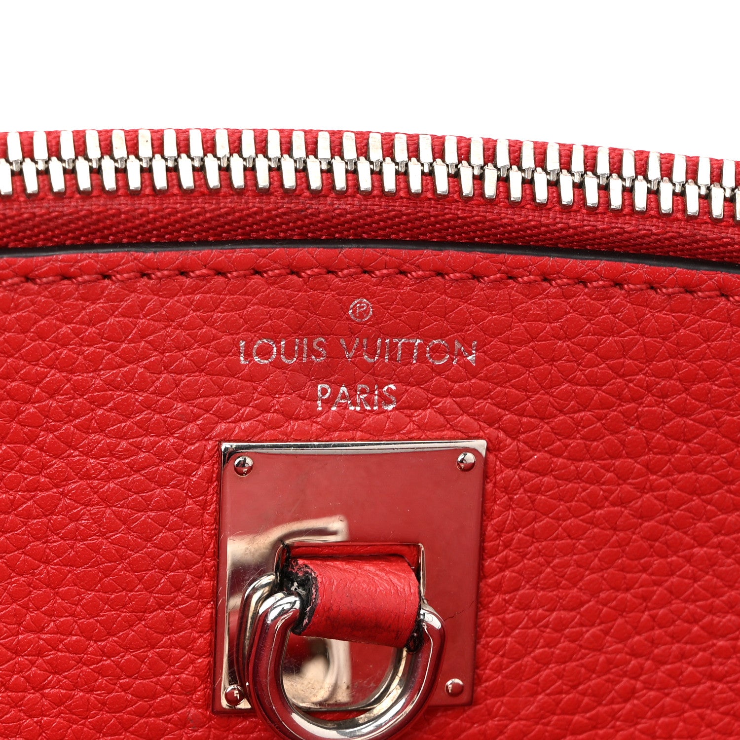 Louis Vuitton Taurillon City Steamer PM Rouge 6 of 12