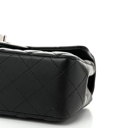 Chanel Lambskin Quilted Mini Rectangular Flap Black 10 of 11
