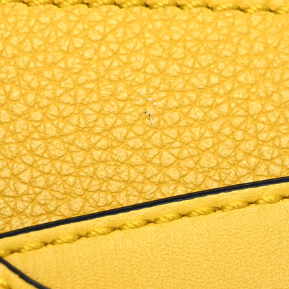 Loewe Grained Calfskin Mini Gate Crossbody Bag Yellow 12 of 15
