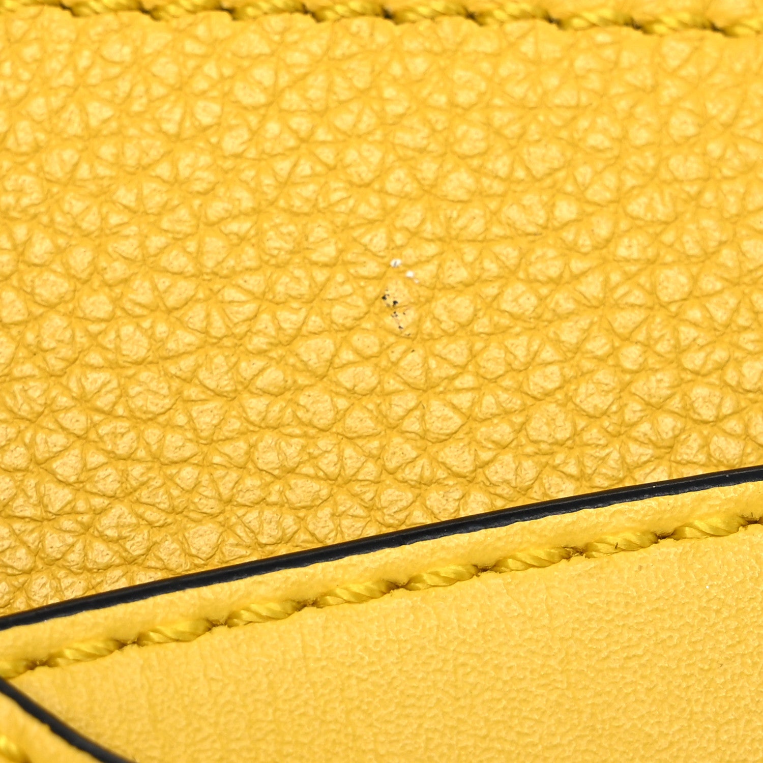 Loewe Grained Calfskin Mini Gate Crossbody Bag Yellow 12 of 15