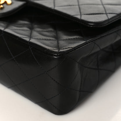 Chanel Lambskin Quilted Medium Double Flap Black 9 of 11