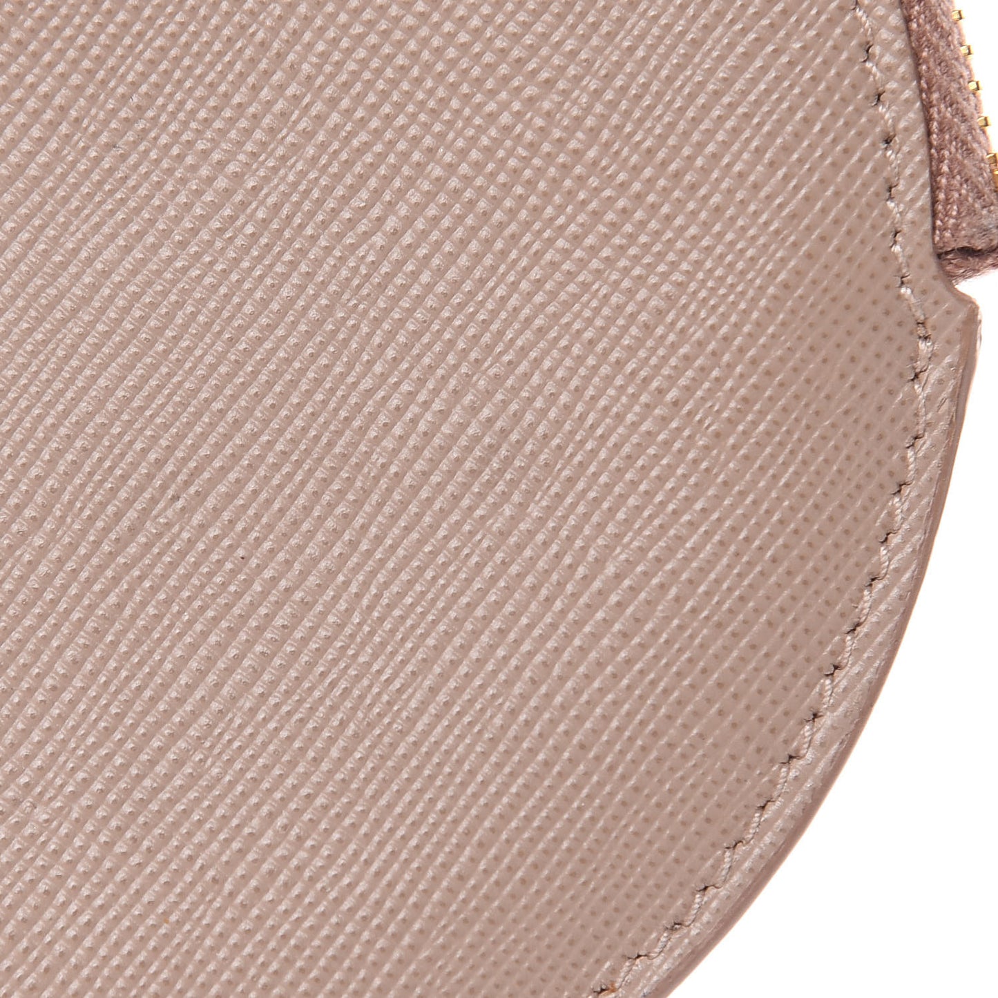 Saffiano Round Coin Purse Cammeo