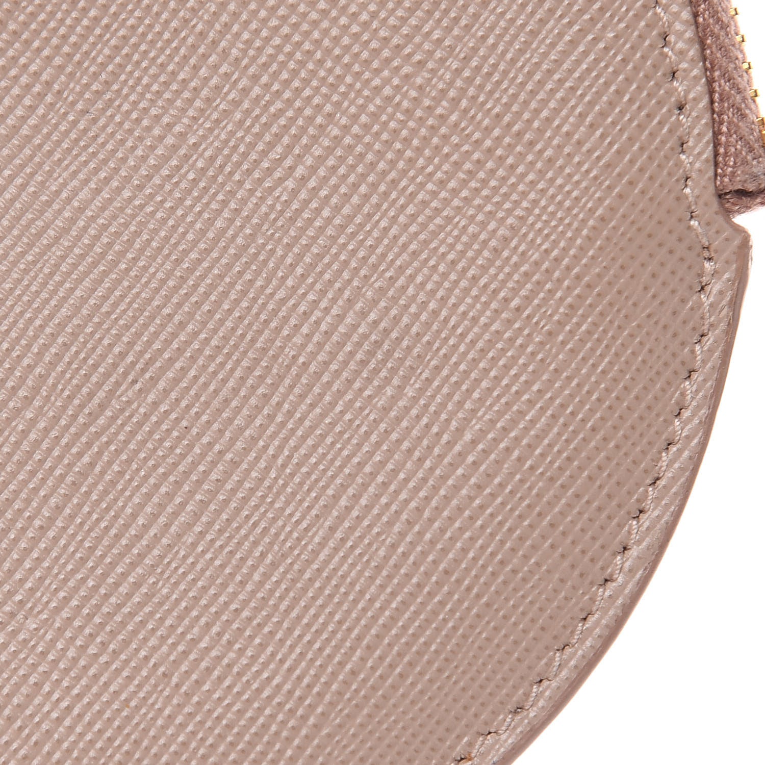 Prada Saffiano Round Coin Purse Cammeo 8 of 8