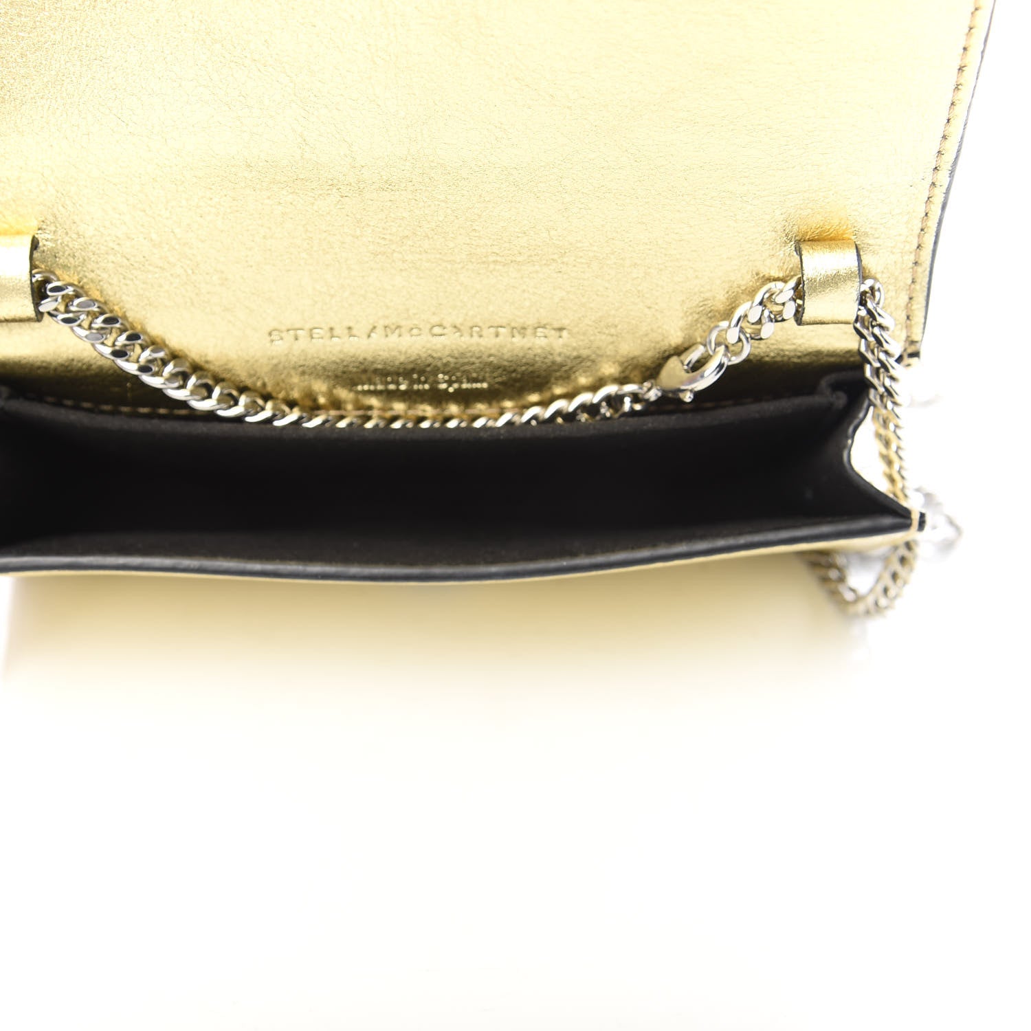 Stella McCartney Metallic Alter Nappa Star Flap Shoulder Bag Gold 5 of 12