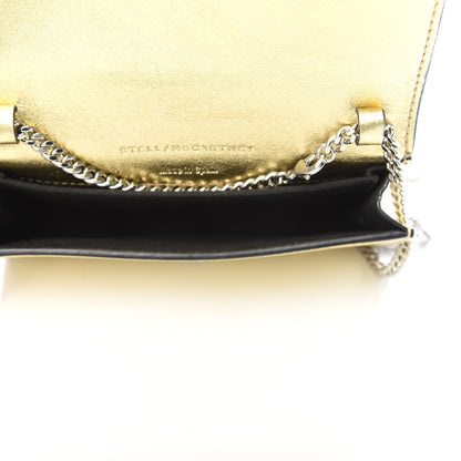 Stella McCartney Metallic Alter Nappa Star Flap Shoulder Bag Gold 5 of 12