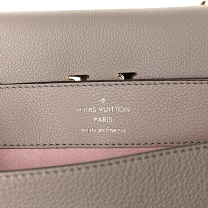 Louis Vuitton Soft Calfskin Lockme Ever MM Greige 6 of 11