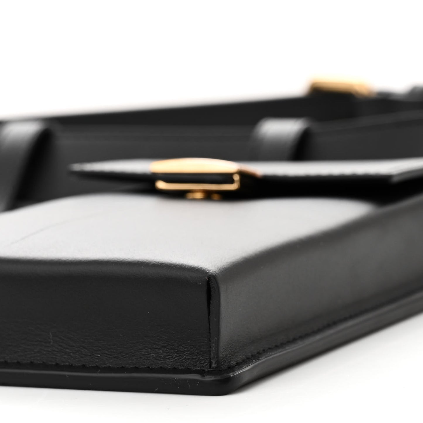 Calfskin Multi Pocket Belt Black