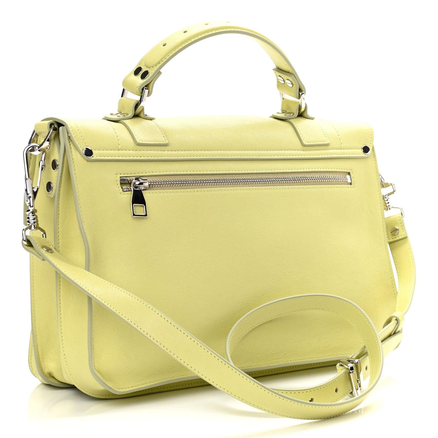Proenza Schouler Lambskin Medium PS1 Satchel Pale Green 2 of 10