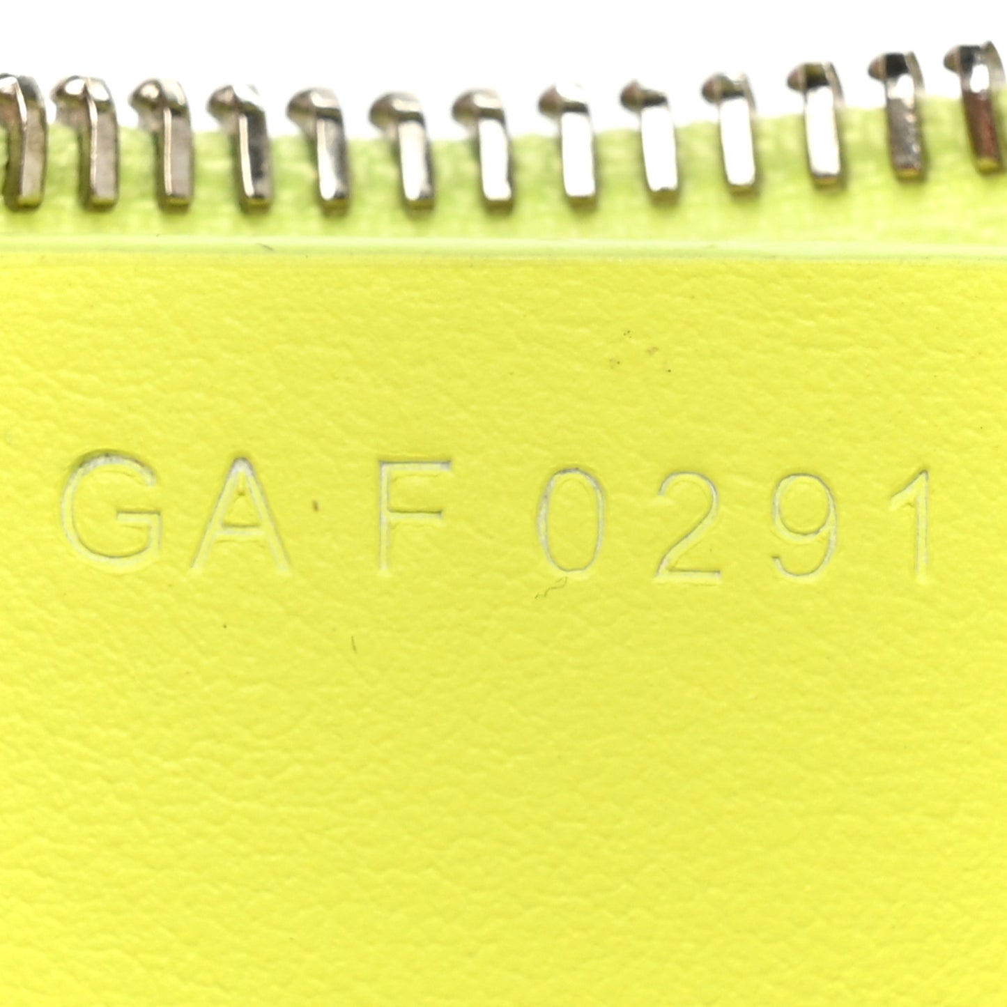 Smooth Calfskin Small Moon Cut Out Shoulder Bag Fluo Yellow