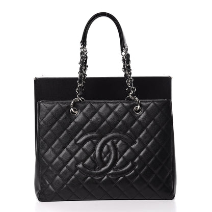 Chanel Caviar Quilted Grand Shopping Tote GST Black 11 of 11
