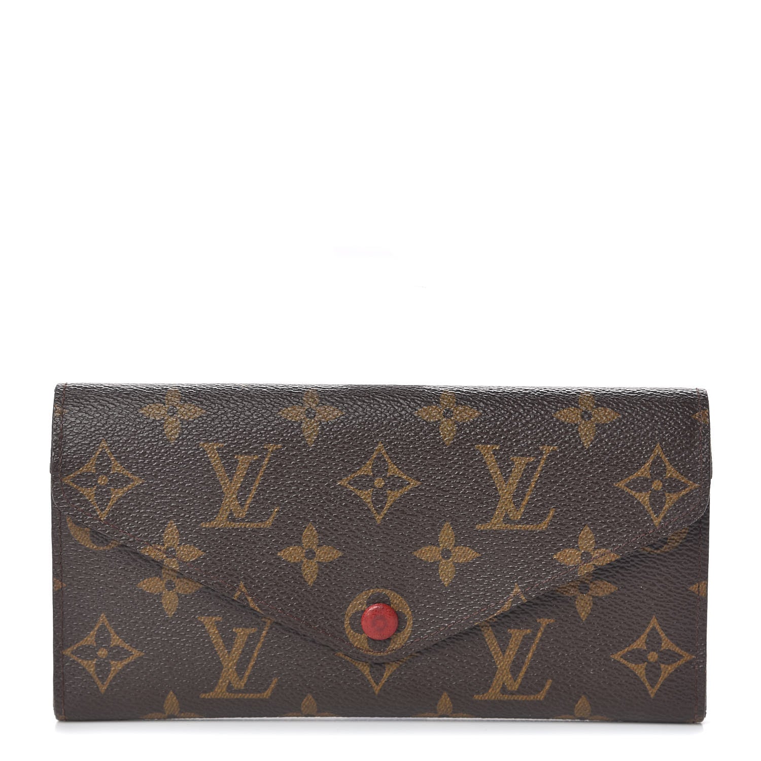 Louis Vuitton Monogram Josephine Wallet Red 1 of 14