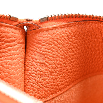 Hermes Togo Large Bazar Pouch Orange 7 of 7