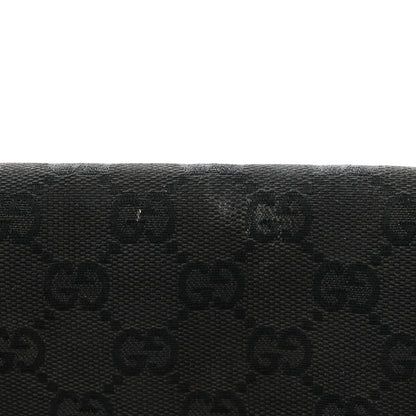 Gucci Monogram Studded Horsebit Clutch Black 22 of 23