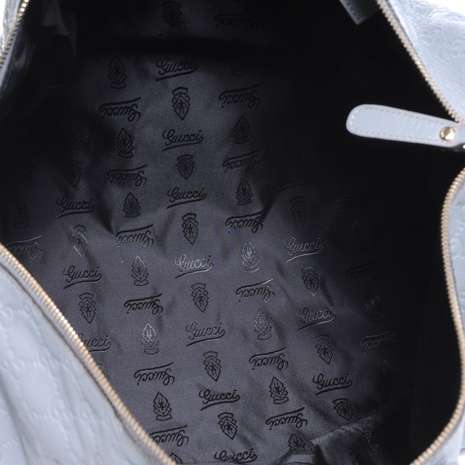 Gucci Guccissima Medium Carry On Duffle Light Blue 5 of 7