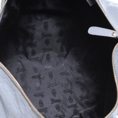 Gucci Guccissima Medium Carry On Duffle Light Blue 5 of 7