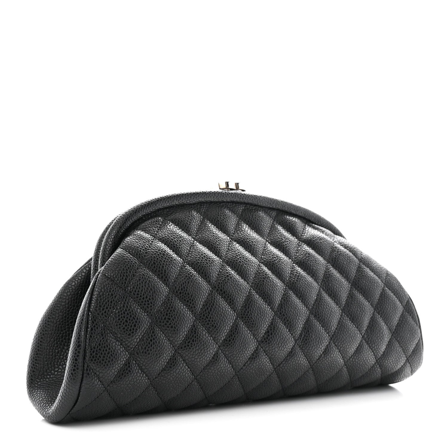 Chanel Caviar Quilted Timeless Clutch Black 3 of 7