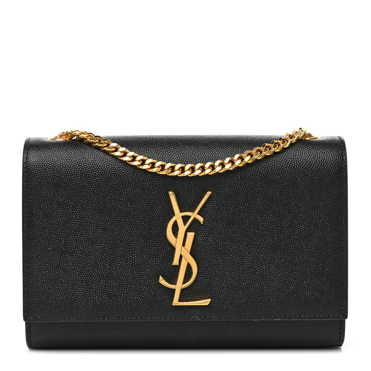 Grain De Poudre Small Monogram Kate Satchel Black