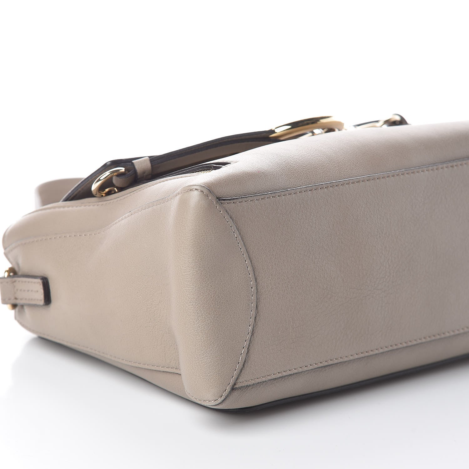 Chloe Calfskin Small Faye Day Shoulder Bag Motty Grey 5 of 14