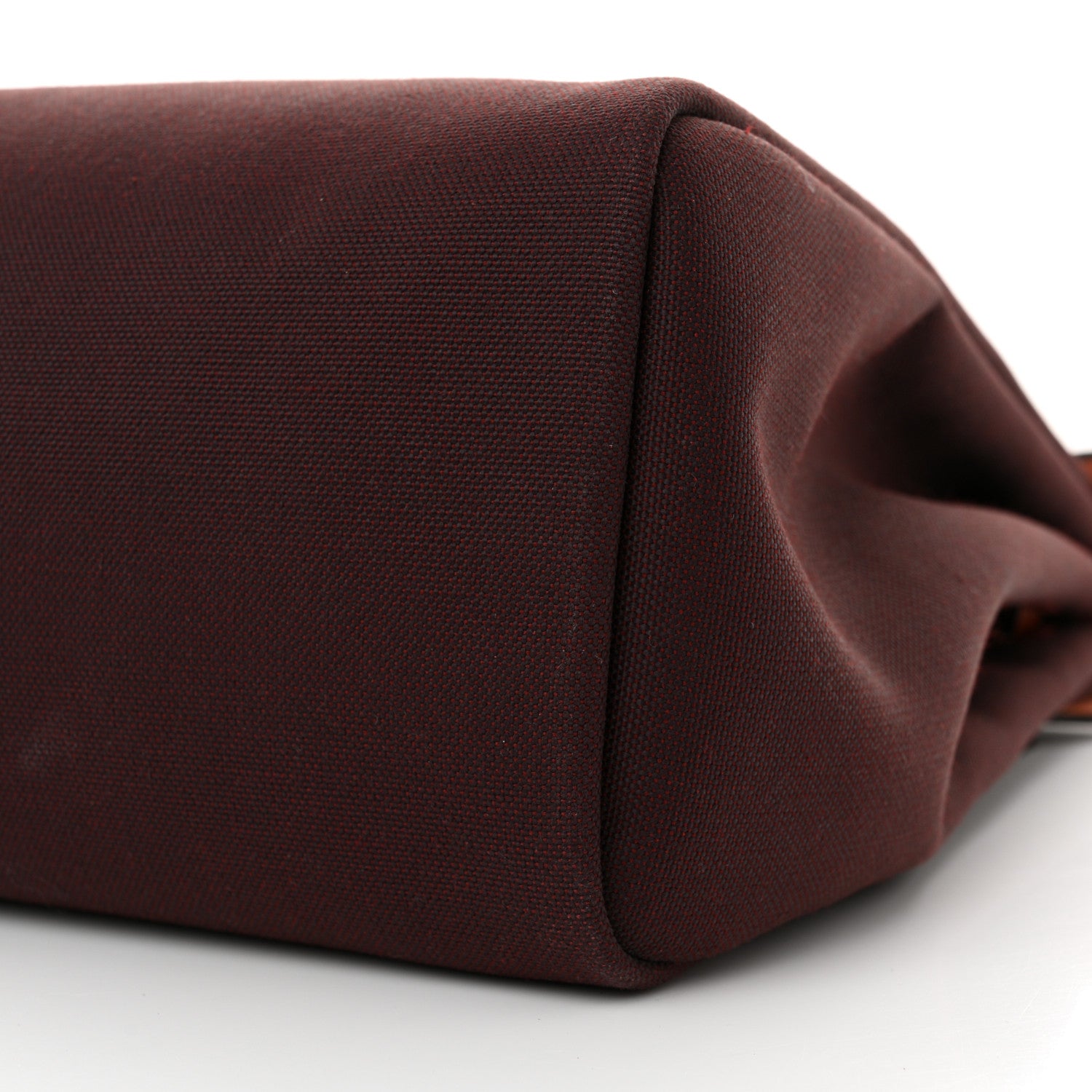Hermes Military Toile Vache Hunter Herbag Zip 39 PM Chocolate Rouge Sellier Rouge H Cuivre 11 of 16