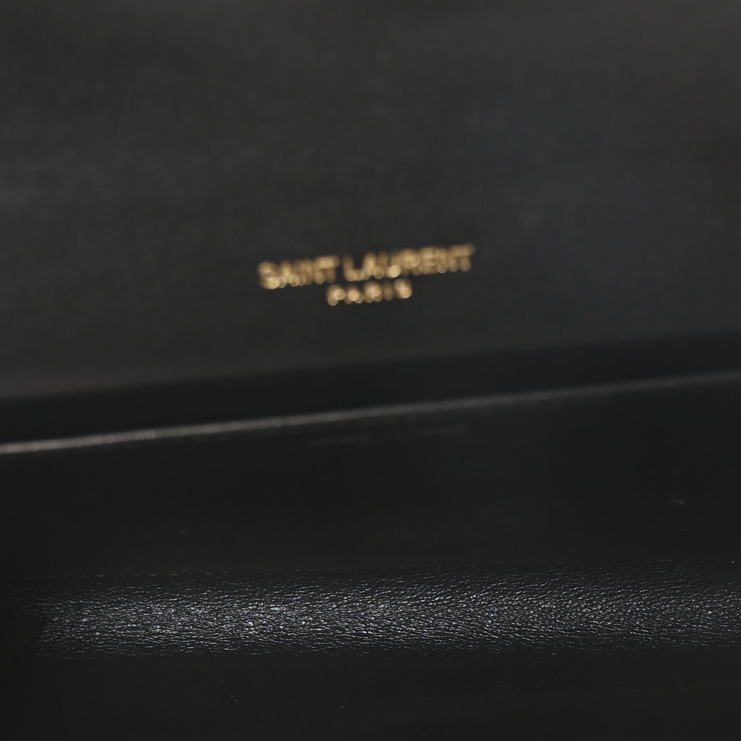 Calfskin Python Embossed Monogram Uptown Chain Wallet Black