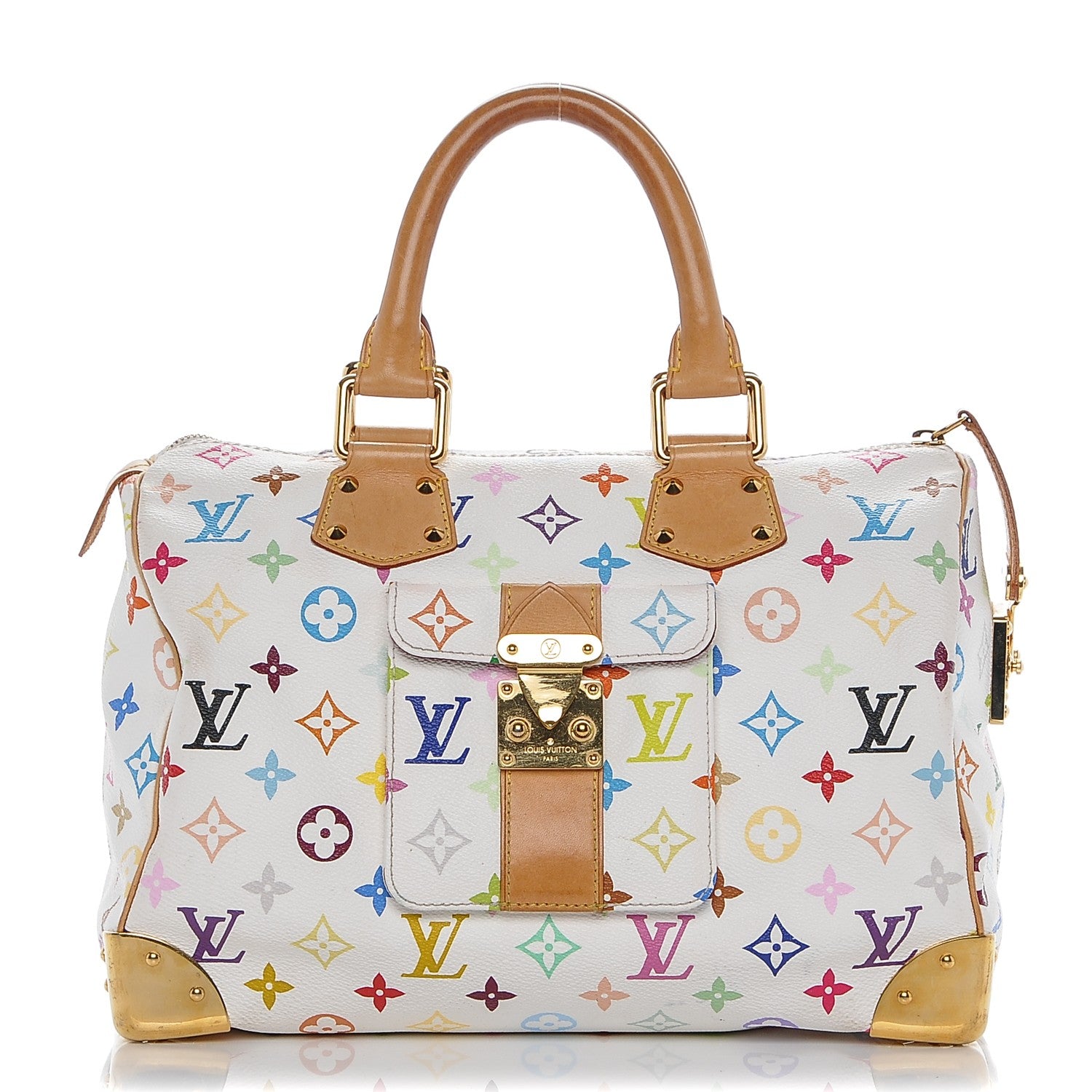 Louis Vuitton Monogram Multicolor Speedy 30 White 1 of 9