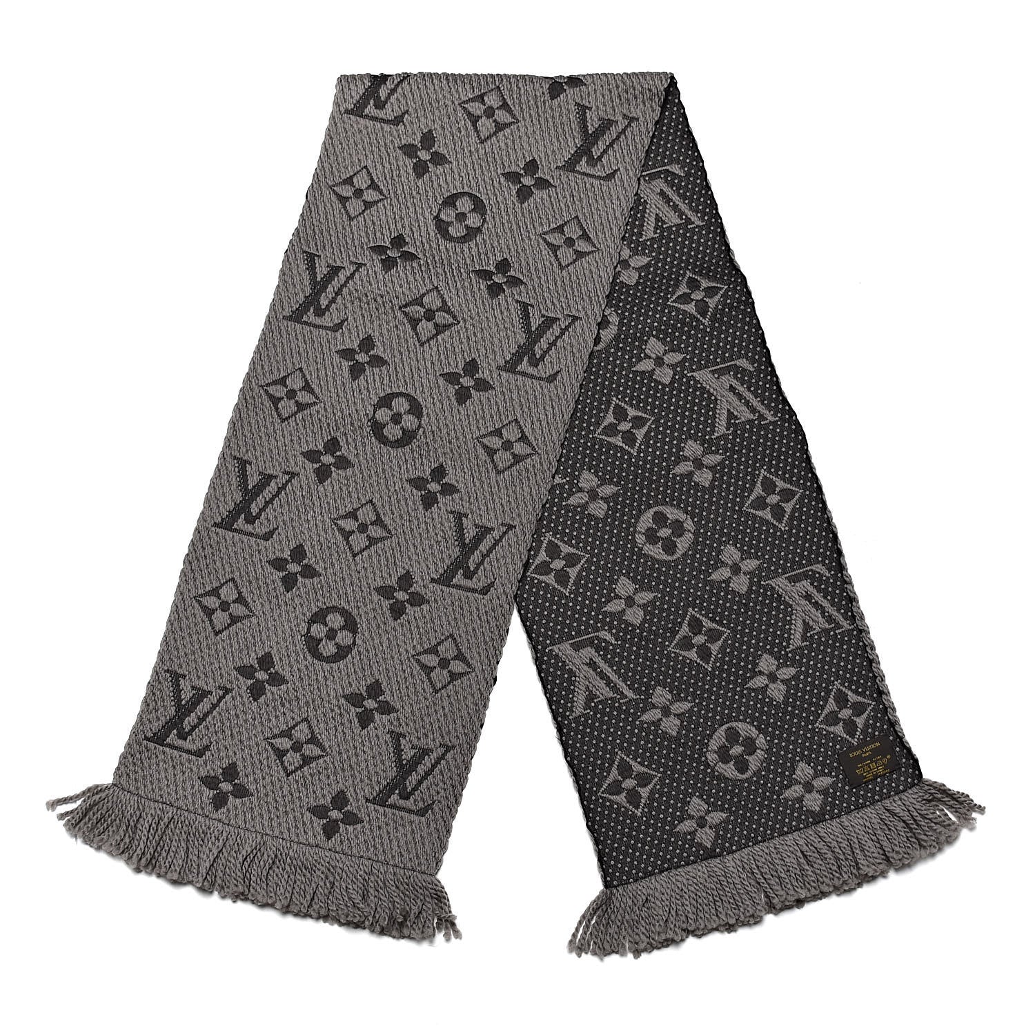Louis Vuitton Wool Silk Logomania Scarf Verone 3 of 4