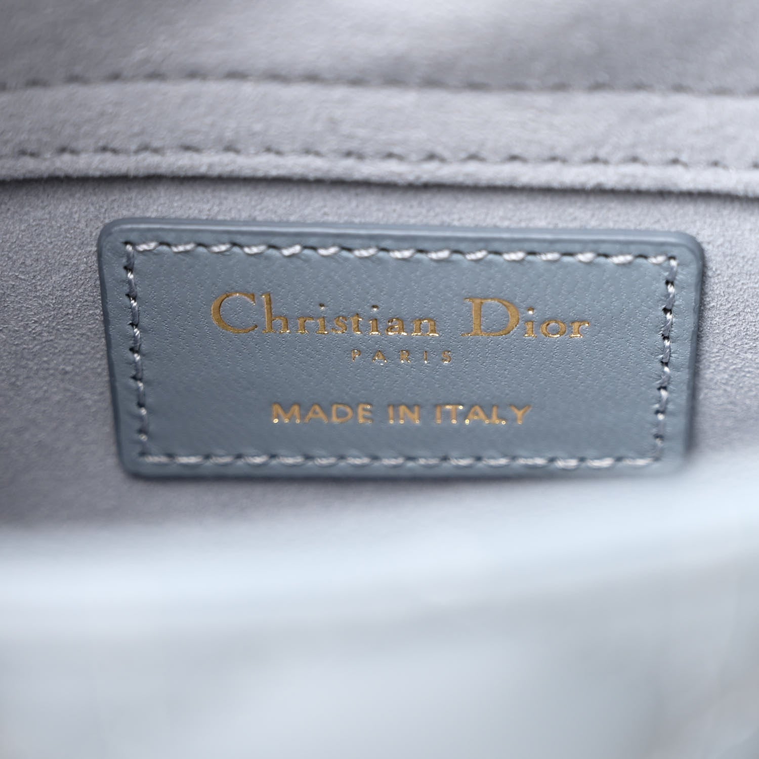 Christian Dior Lambskin Cannage Micro Lady D-Joy Cloud Blue 6 of 11